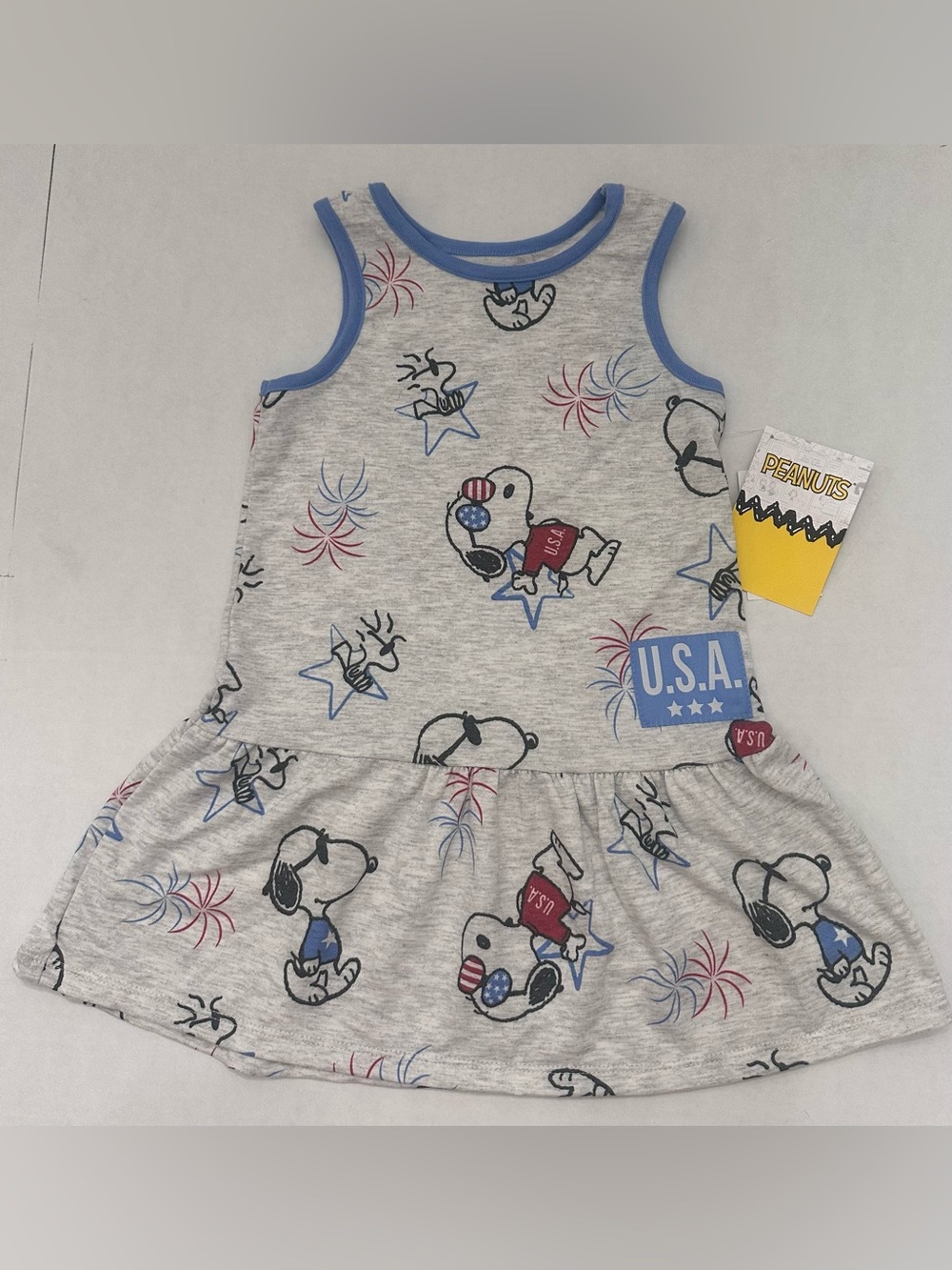 Peanuts Snoopy Americana Toddler Girl
Dress, Size 2T
